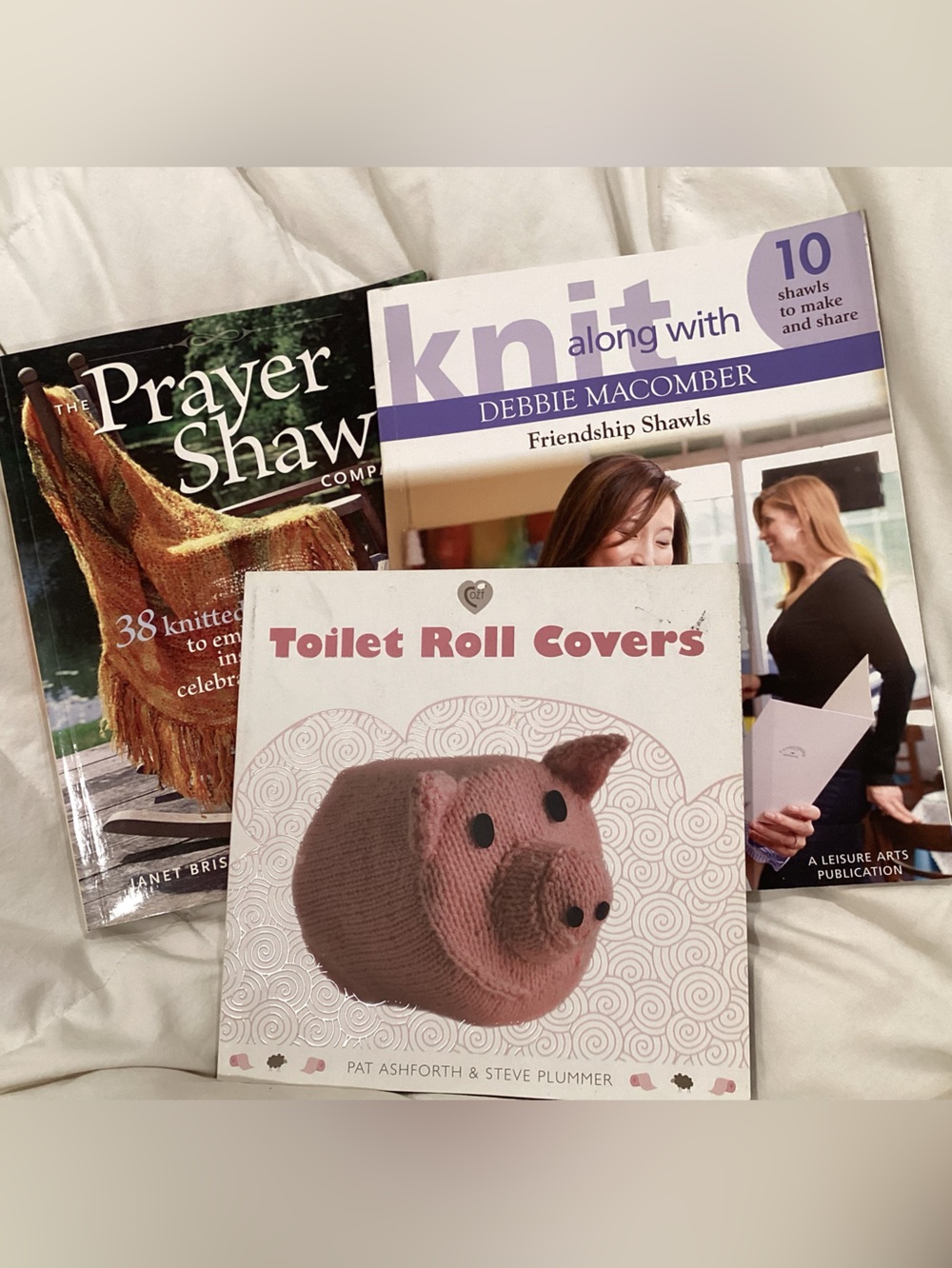 How To Books on Knitting set/3 Vtg PrayerShawl Companion